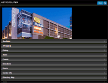 Tablet Screenshot of metropolitanclt.com